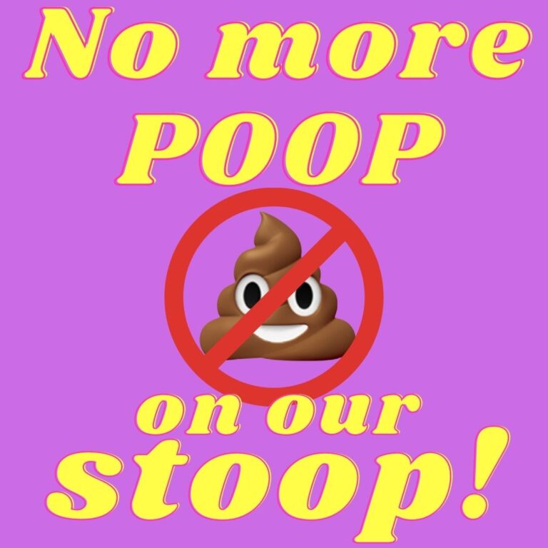 No more poop on our stoop