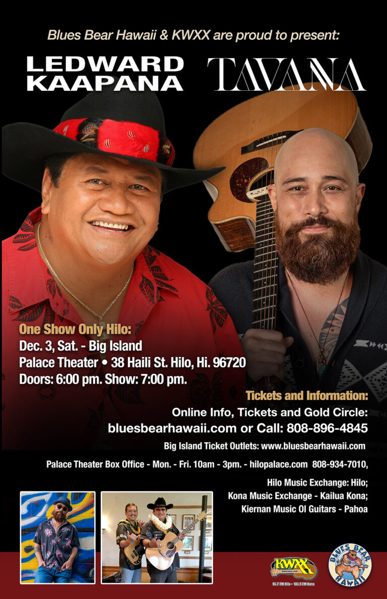 Ledward Kaapana and Tavana live in concert