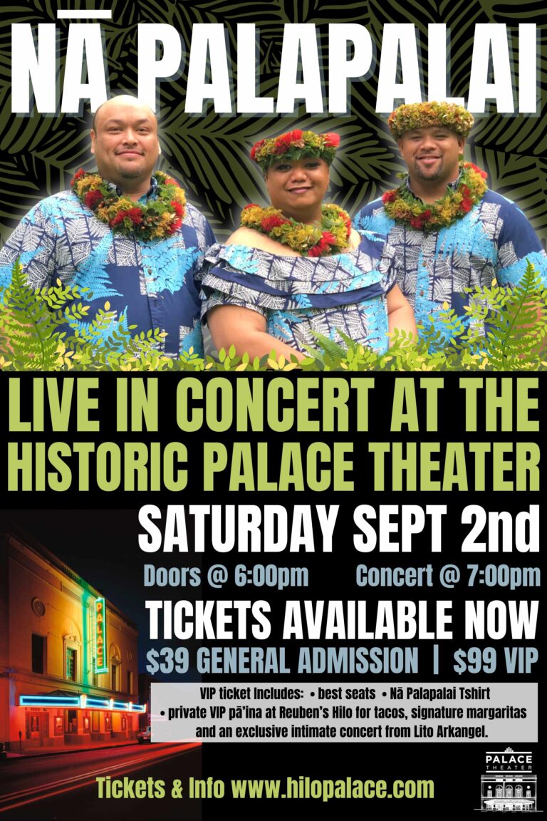Nā Palapalai Live at the Palace!