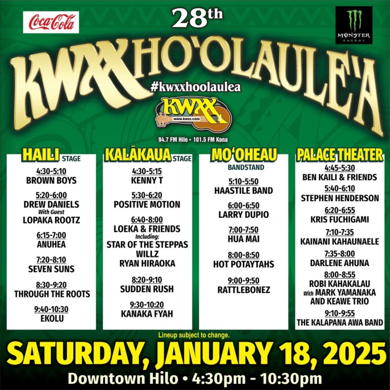 KWXX Ho’olaule’a