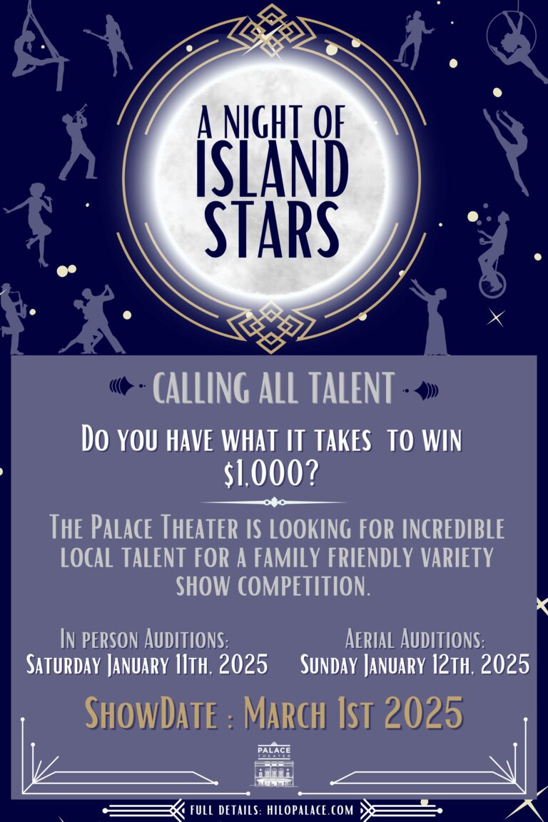 A Night of Island Stars 2025 Audition Info