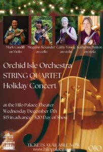 Orchid Isle Orchestra String Quartet Concert