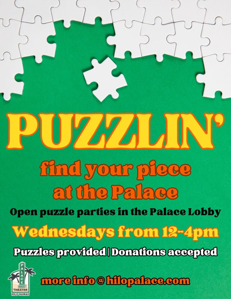 Puzzlin’ at the Palace