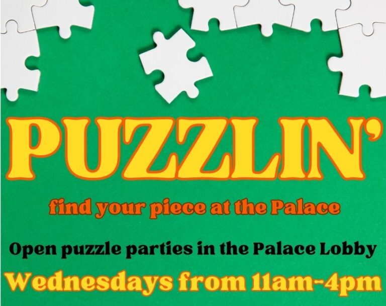 Puzzlin’ at the Palace