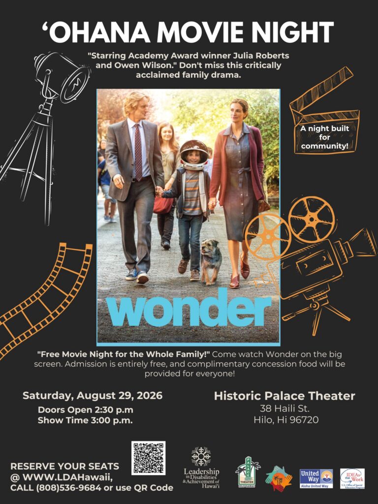Ohana Movie Night: Wonder